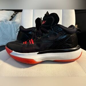 Jordan Black and Red Sneakers